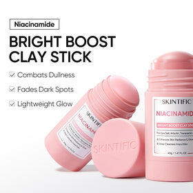 SKINTIFIC Bright support Face Mask Stick being applied on skin