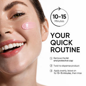 SKINTIFIC Bright support Face Mask Stick in hand for easy application