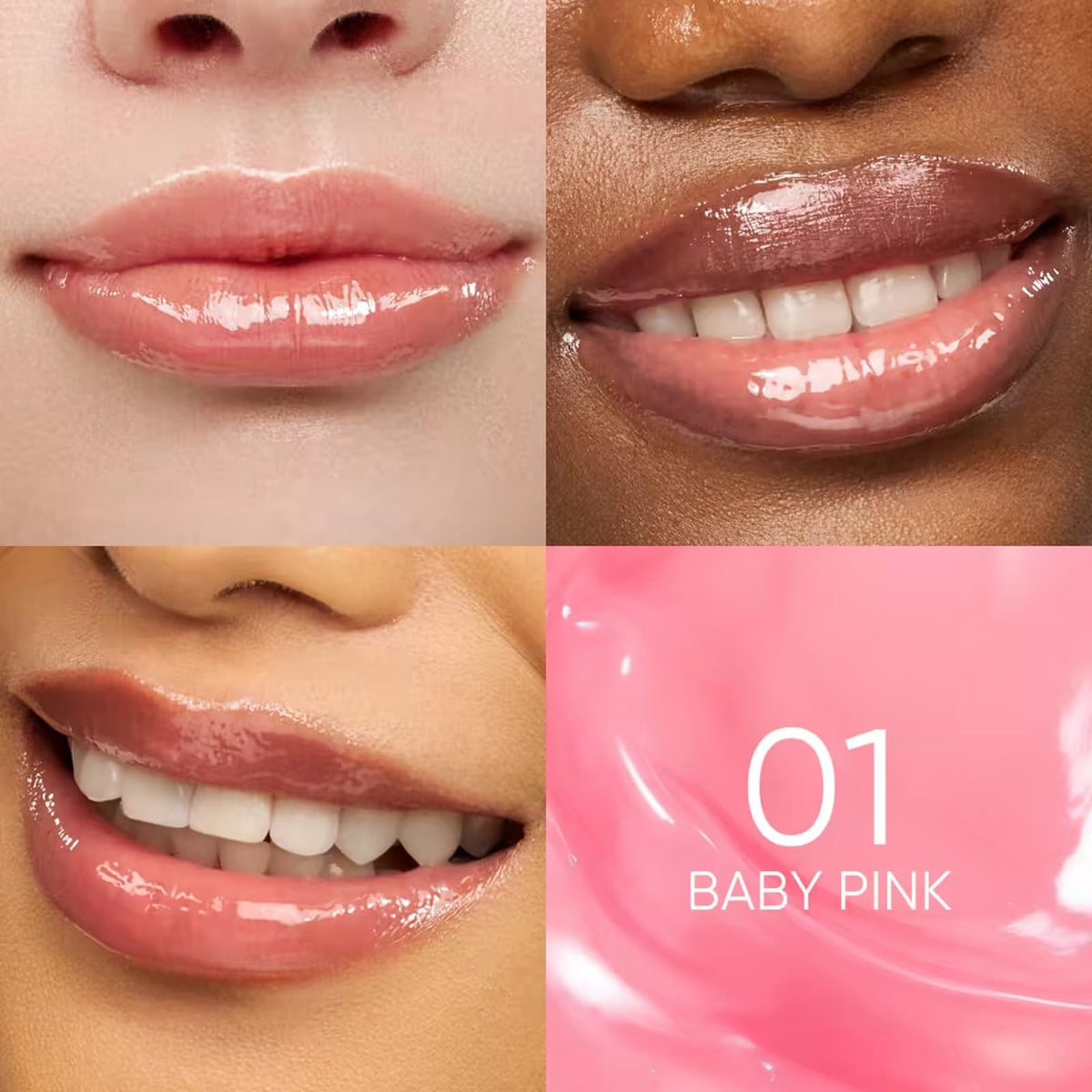 SKINTIFIC Brightening Lip Serum 01 Baby Pink back view