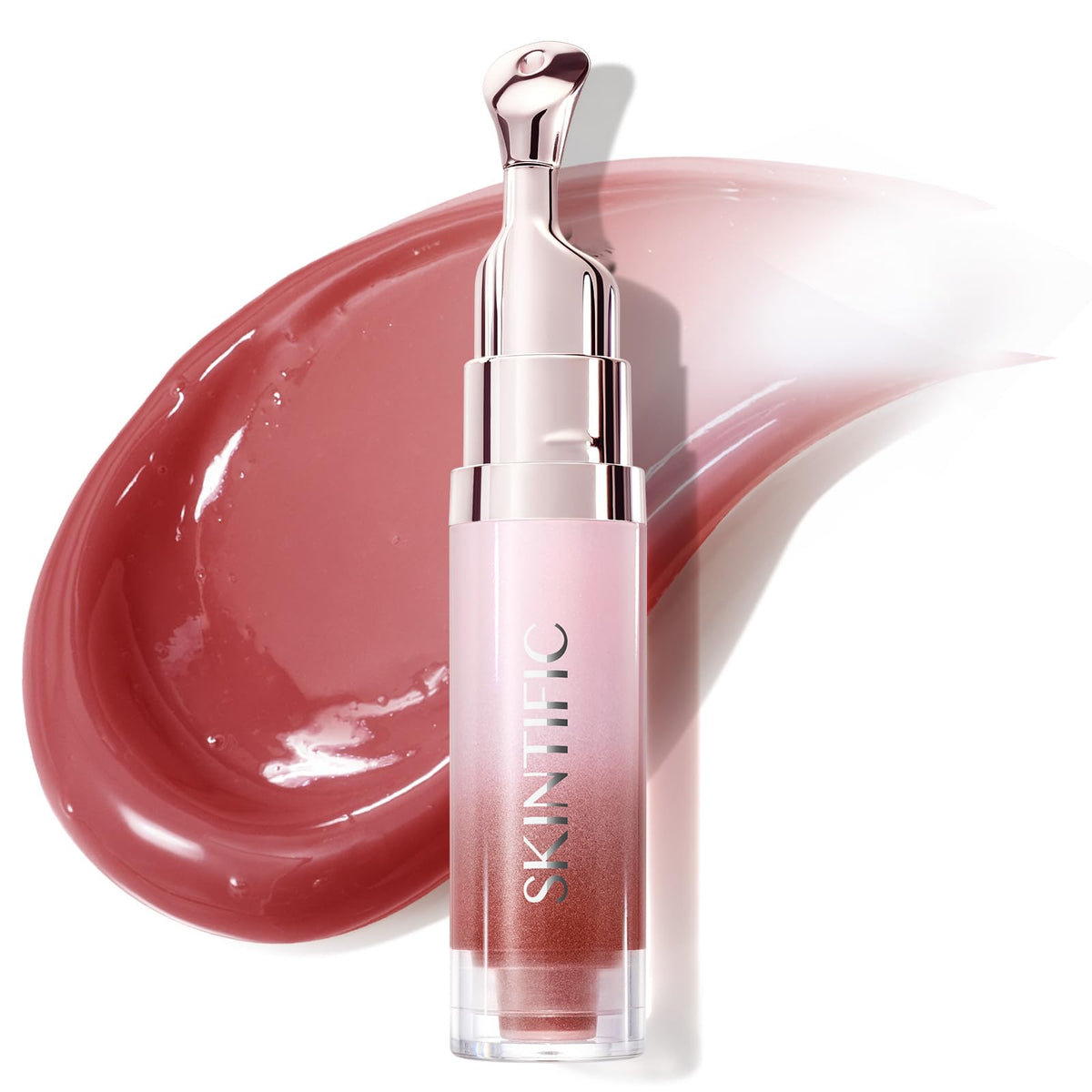 SKINTIFIC Brightening Lip Serum 12U Pink Ballet front view