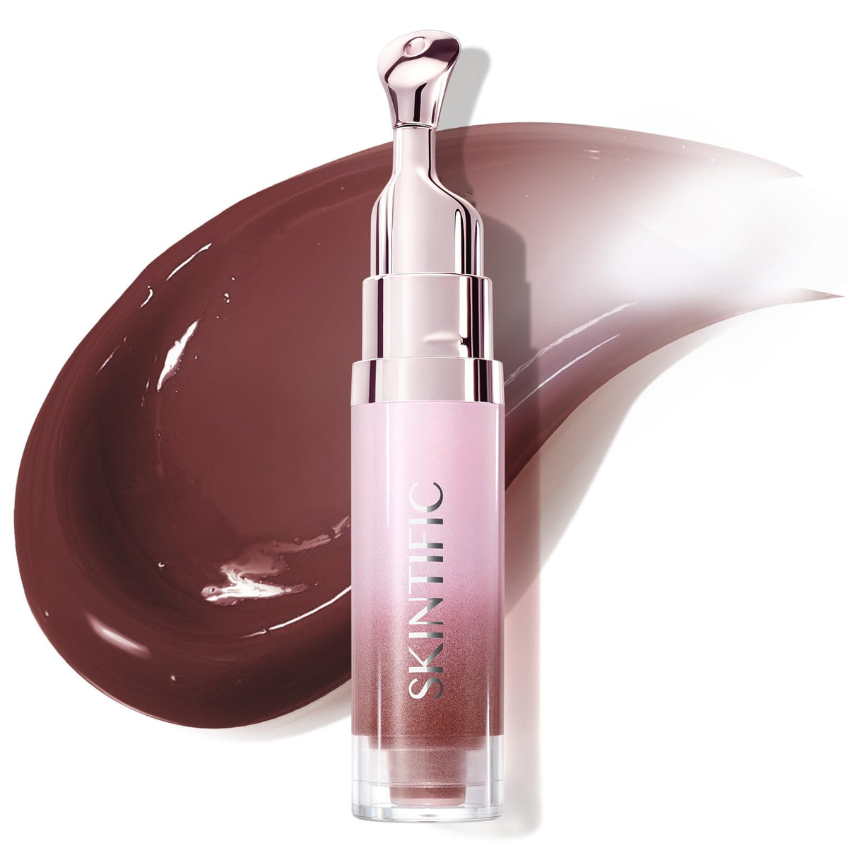 SKINTIFIC Brightening Lip Serum 14U Warm Cocoa front view