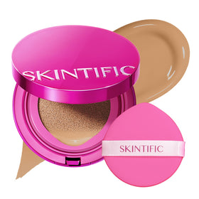 SKINTIFIC Pink Cushion Foundation 05W Warm Sand front view