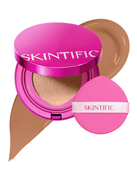 SKINTIFIC Pink Cushion Foundation 7NC Neutral Caramel front view