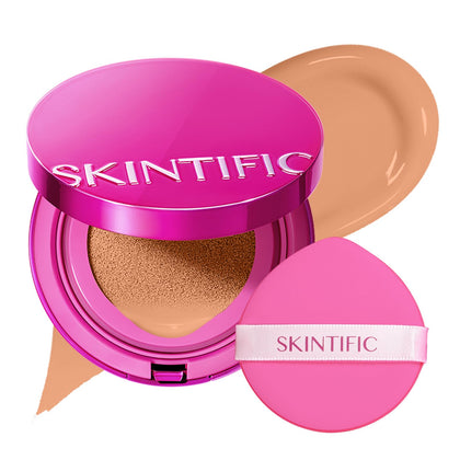 SKINTIFIC Pink Cushion Foundation front view with compact open
