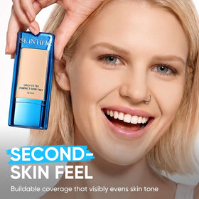 SKINTIFIC Tinted BB Cream #02 Ivory application on skin