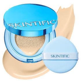 SKINTIFIC Velvet Matte Cushion Foundation #01W Warm Vanilla front view