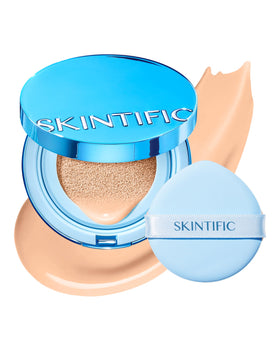 SKINTIFIC Velvet Matte Cushion Foundation #02 Ivory front view