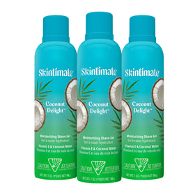 Skintimate Coconut Delight Shave Gel 3 Pack front view