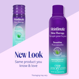 Skintimate Skin Therapy shave gel 3 pack display