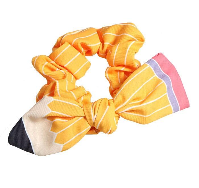 SKIRIFLA Teacher Hair Accessories Pencil Bow Headband side view