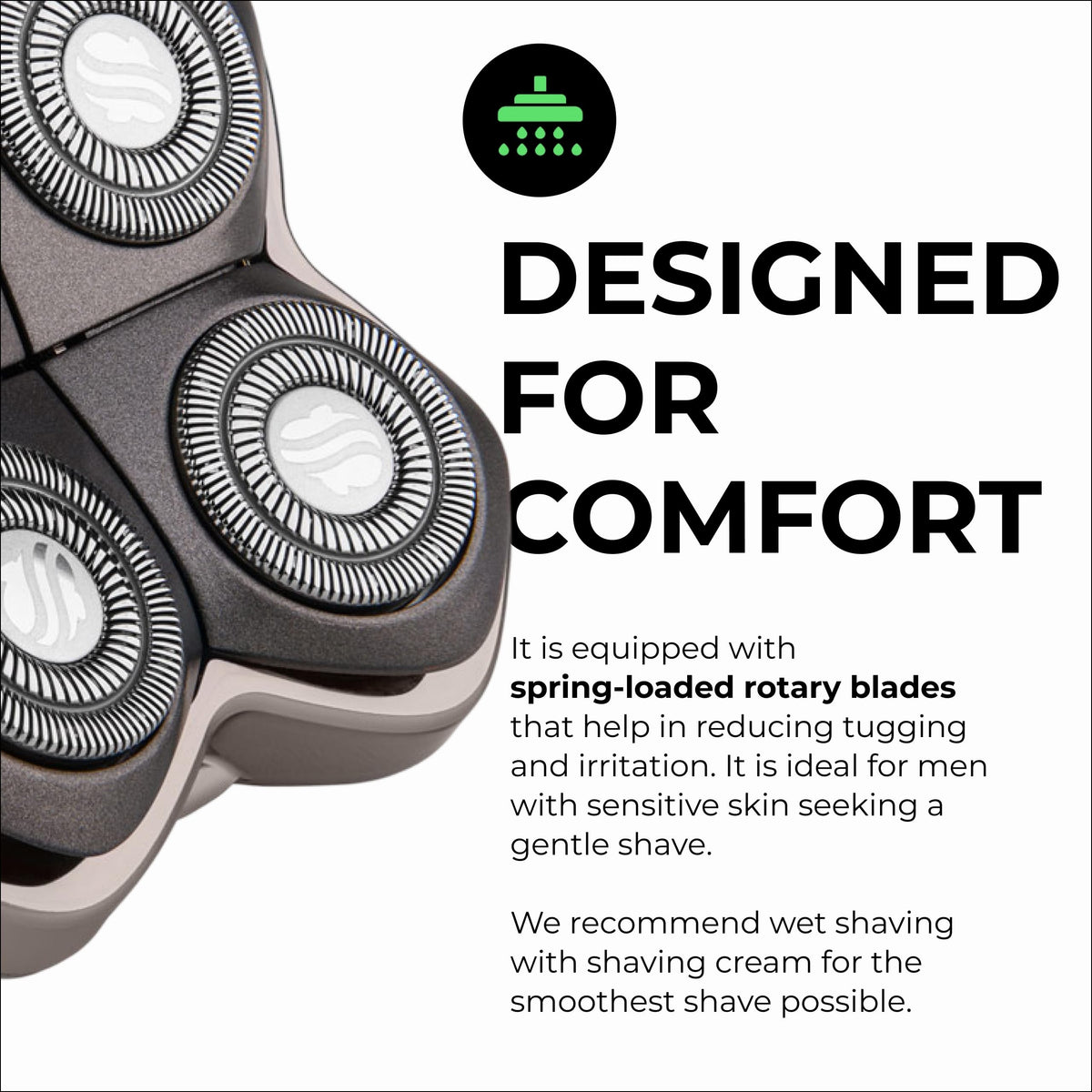 Skull Shaver Forte PRO 4 Head Replacement Blade on a countertop