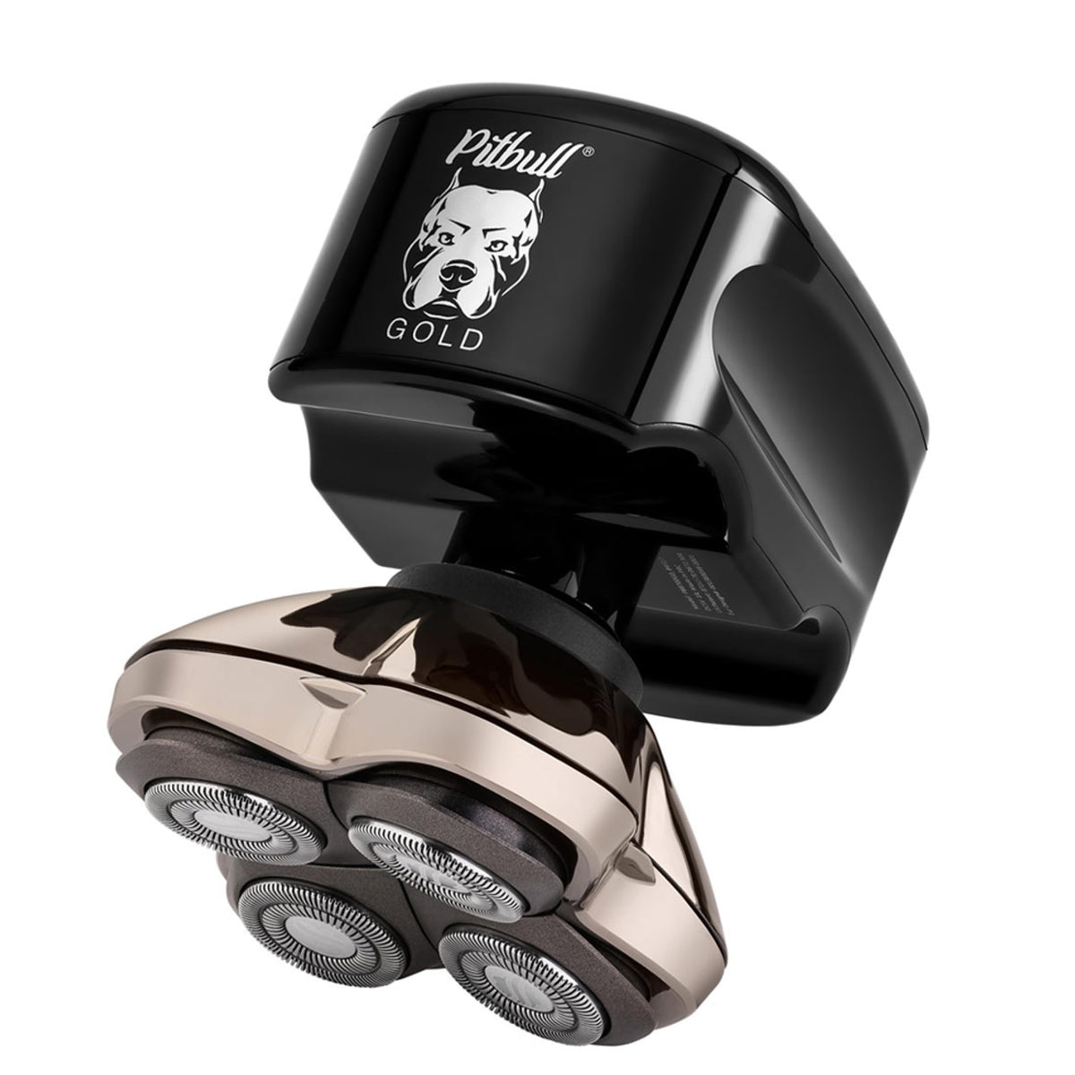 Skull Shaver Pitbull Gold PRO GX5 front view with ergonomic grip