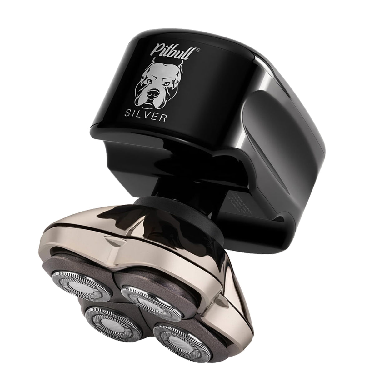 Skull Shaver Pitbull Silver PRO SX5 front view