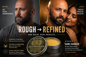 Sky and Oak Bald Head Balm packaging