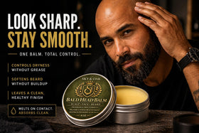 Sky and Oak Bald Head Balm with natural ingredients