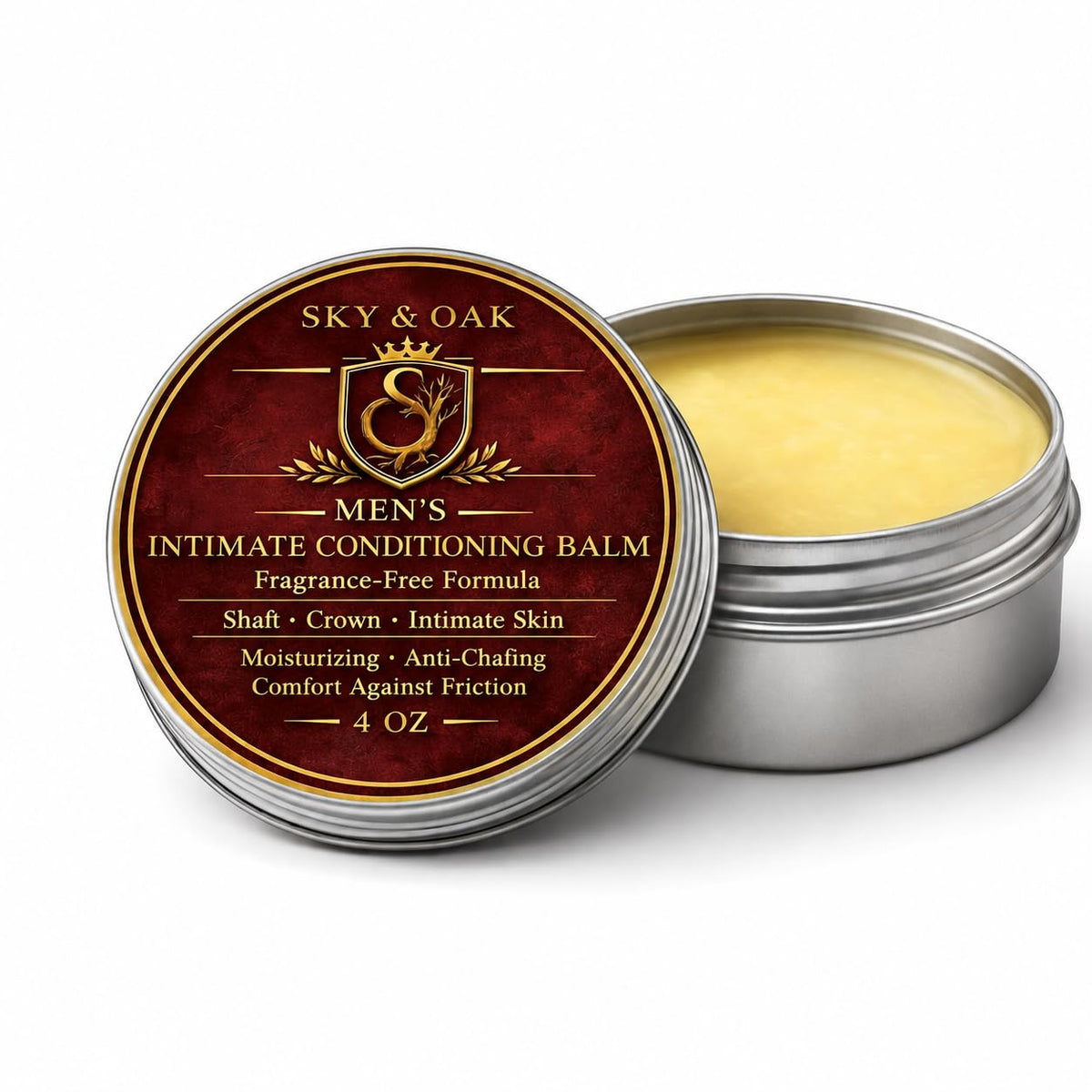 Sky and Oak Men’s Intimate Conditioning Balm 159g front view