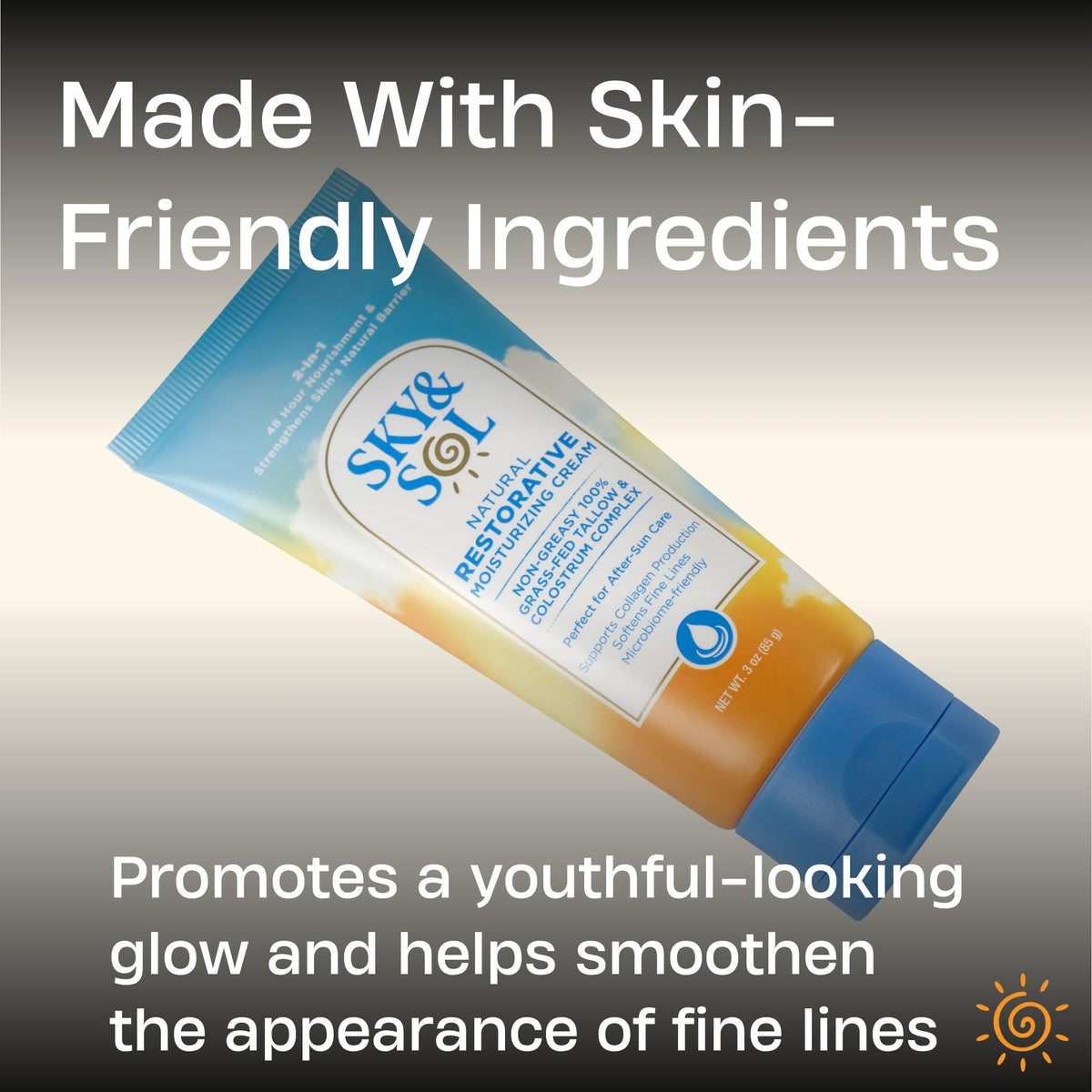 Sky and Sol Everything Cream packaging details