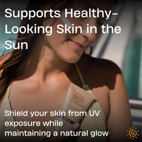 Sky and Sol Natural Mineral Sunscreen SPF 30 application on face