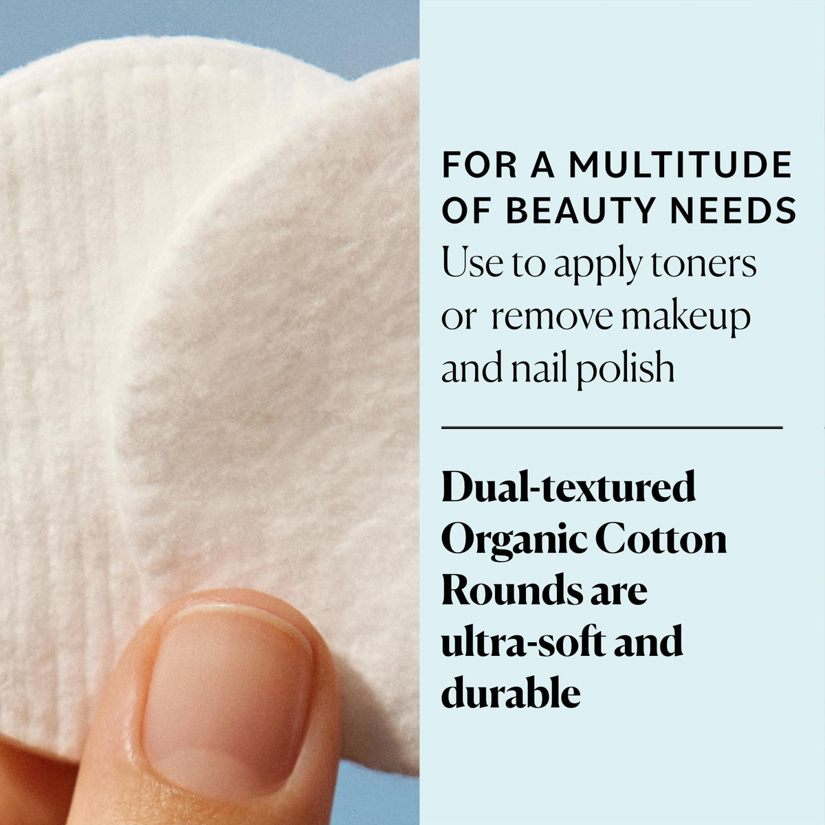 Sky Organics Organic Cotton Rounds close-up texture