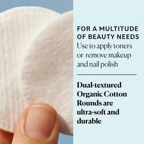 Sky Organics Organic Cotton Rounds close-up texture