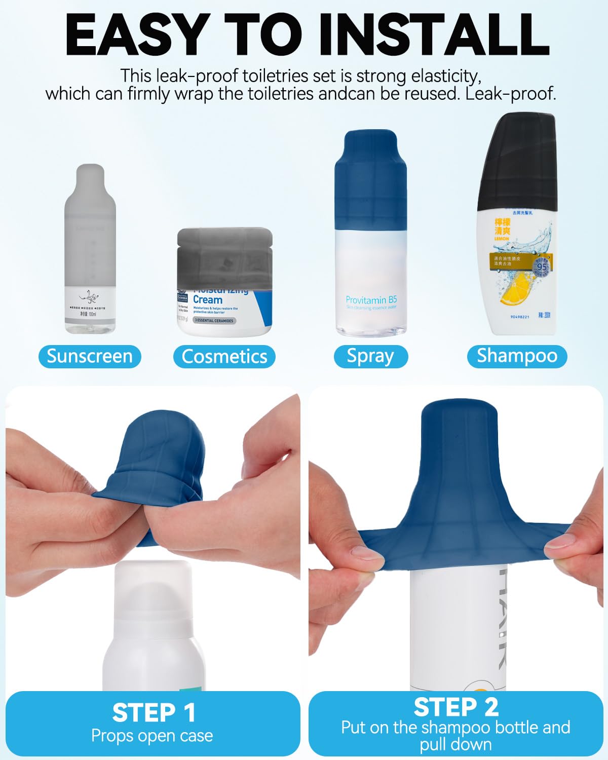 Skyconser Silicone Bottle Cover in Light Gray colour