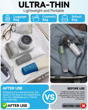 Skyconser Silicone Bottle Cover showing elastic stretchability