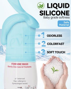 Skyconser silicone bottle covers stretched over liquid containers