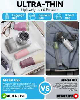 Skyconser silicone covers displayed with toiletries