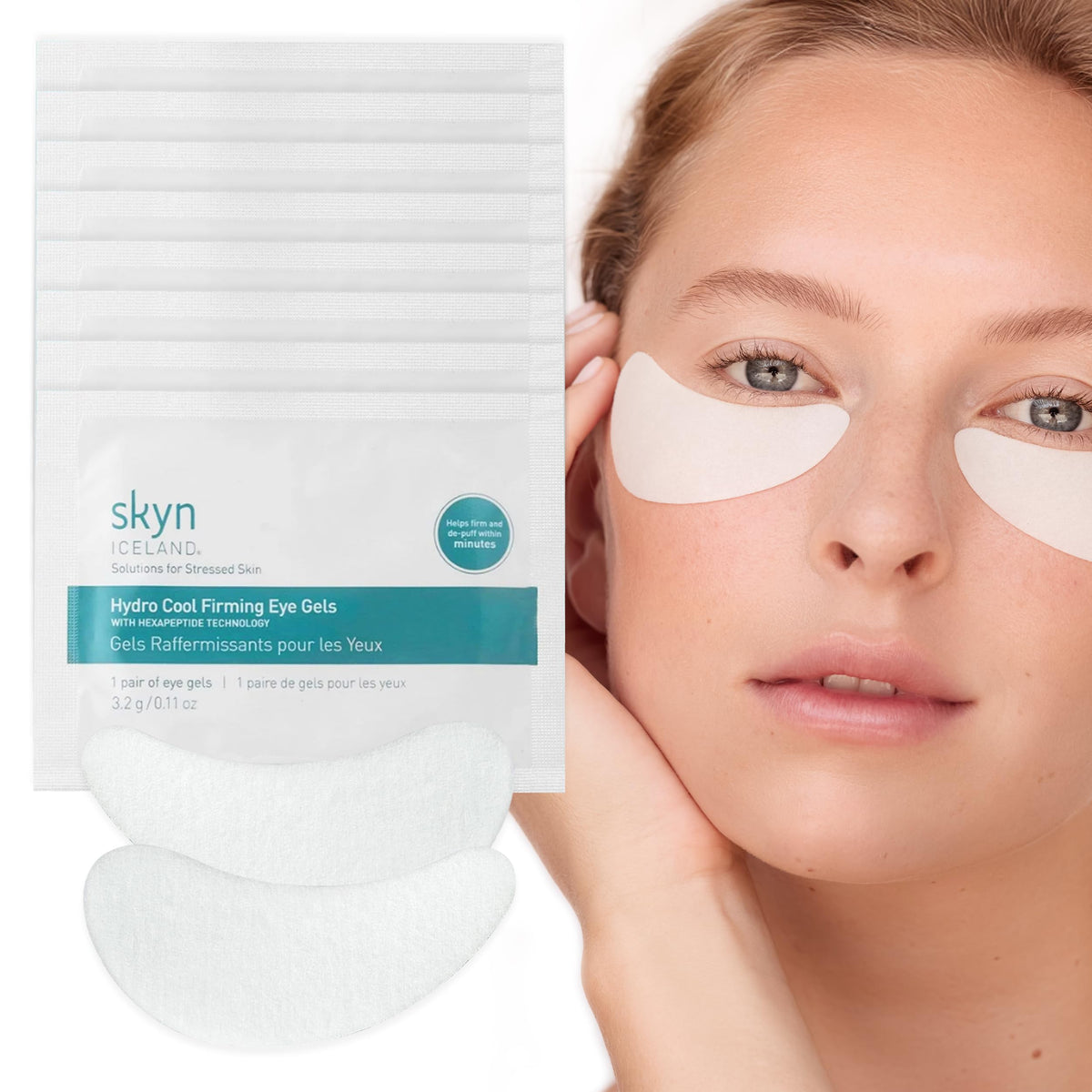 skyn ICELAND Hydro Cool Firming Eye Patches front view