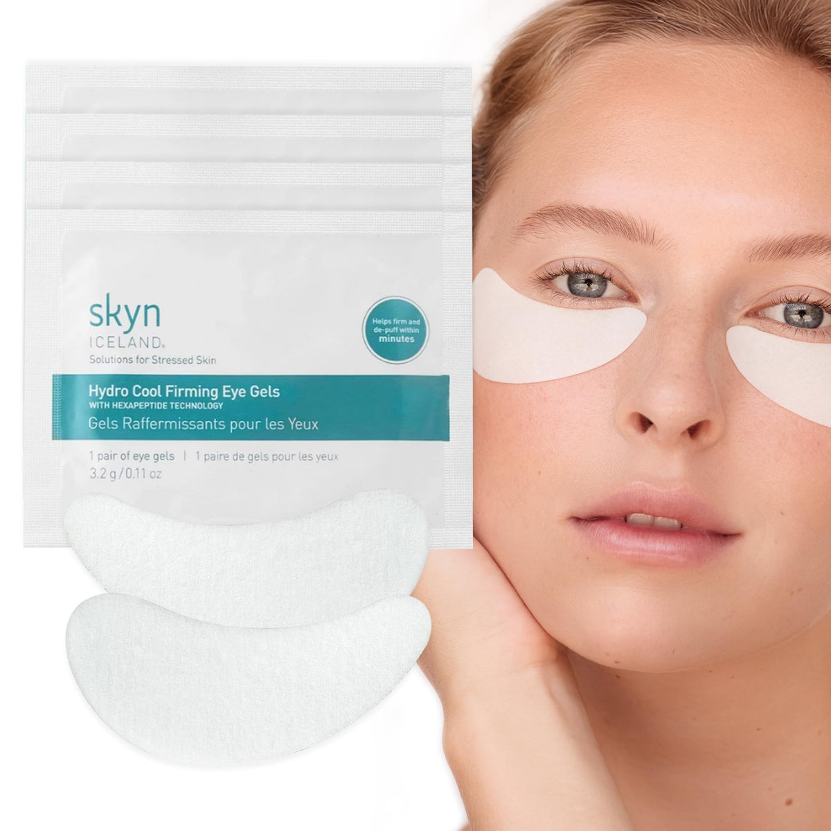 skyn ICELAND Hydro Cool Firming Eye Patches front view