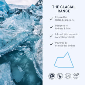 skyn ICELAND Hydro Cool Firming Eye Patches in use