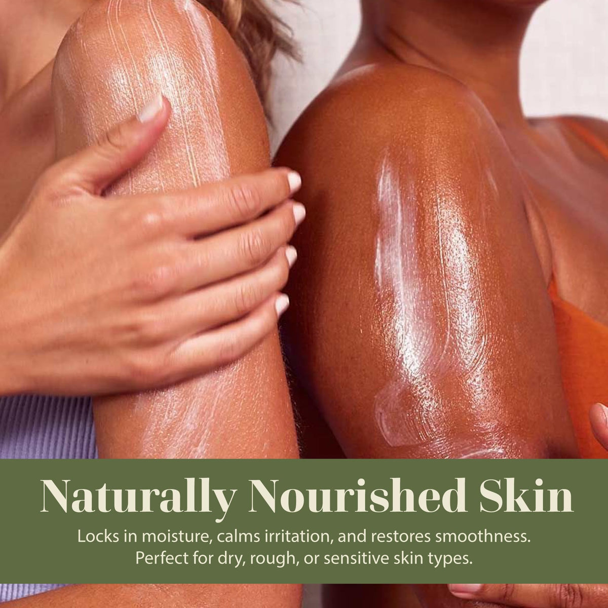 Sliced mango body butter showing rich texture