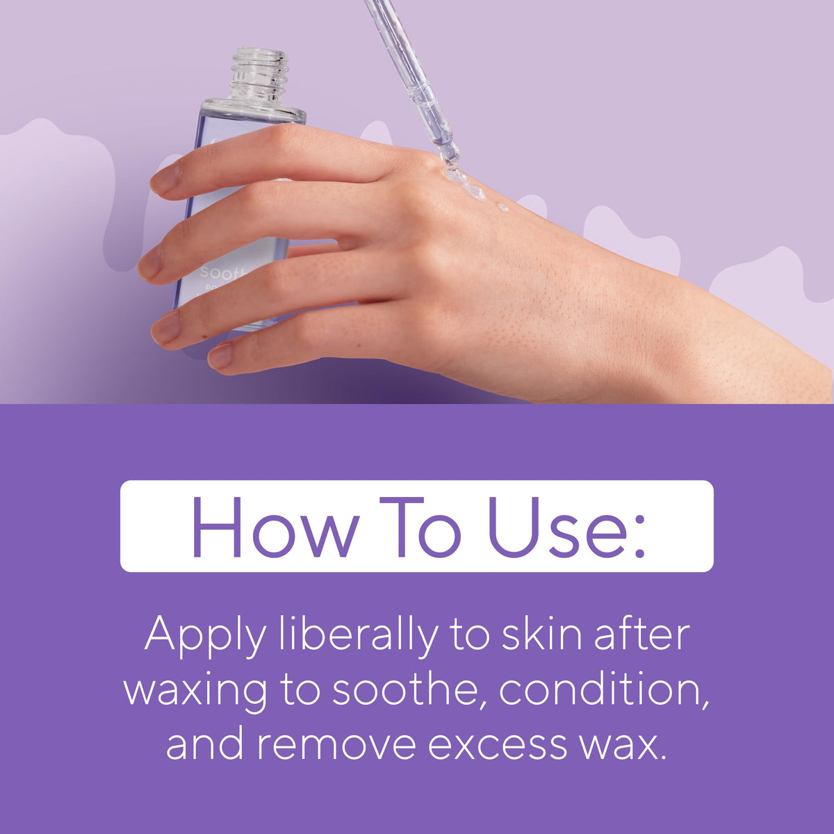 Sliick Soothe Post Wax Oil packaging details