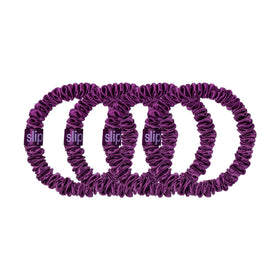 SLIP dark purple scrunchies packaging