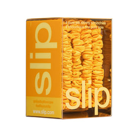 SLIP golden skinny scrunchies in a beauty accessory collection