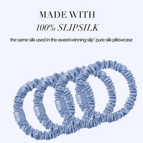SLIP scrunchies displayed in a stylish arrangement