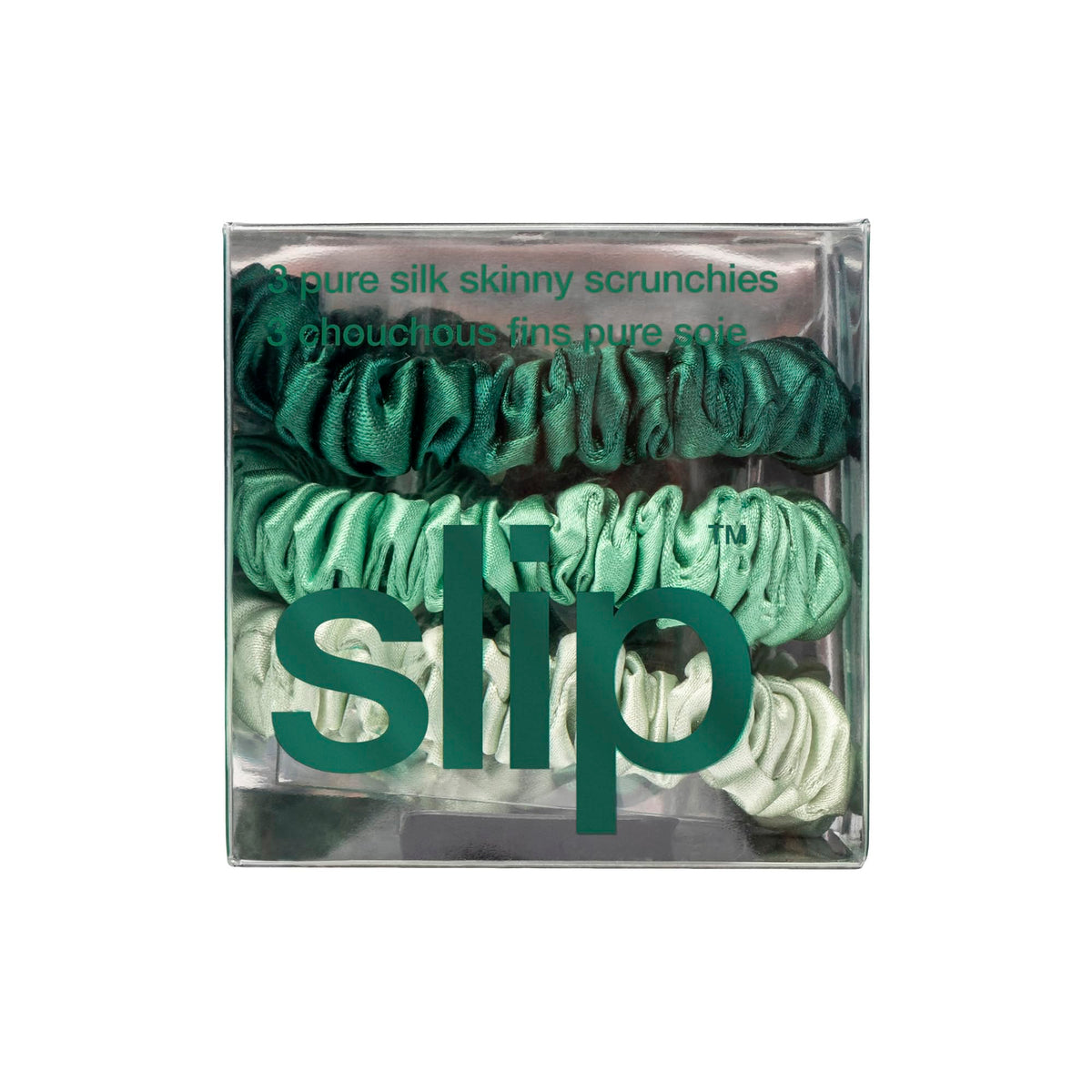 SLIP Silk Hair Ties displayed in a stylish arrangement