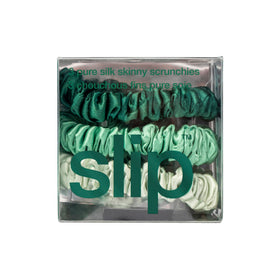 SLIP Silk Hair Ties displayed in a stylish arrangement