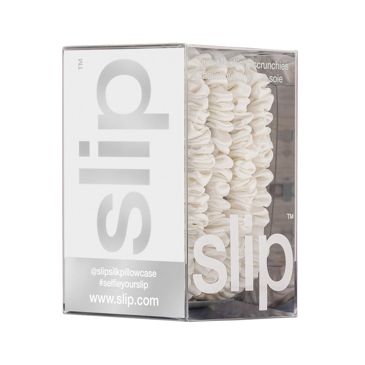 SLIP Silk Hair Ties in various hairstyles