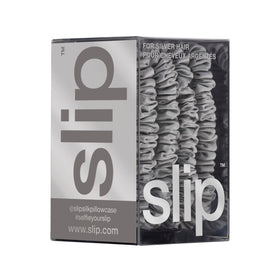 SLIP Silk Hair Ties Set of 4 next to other hair accessories