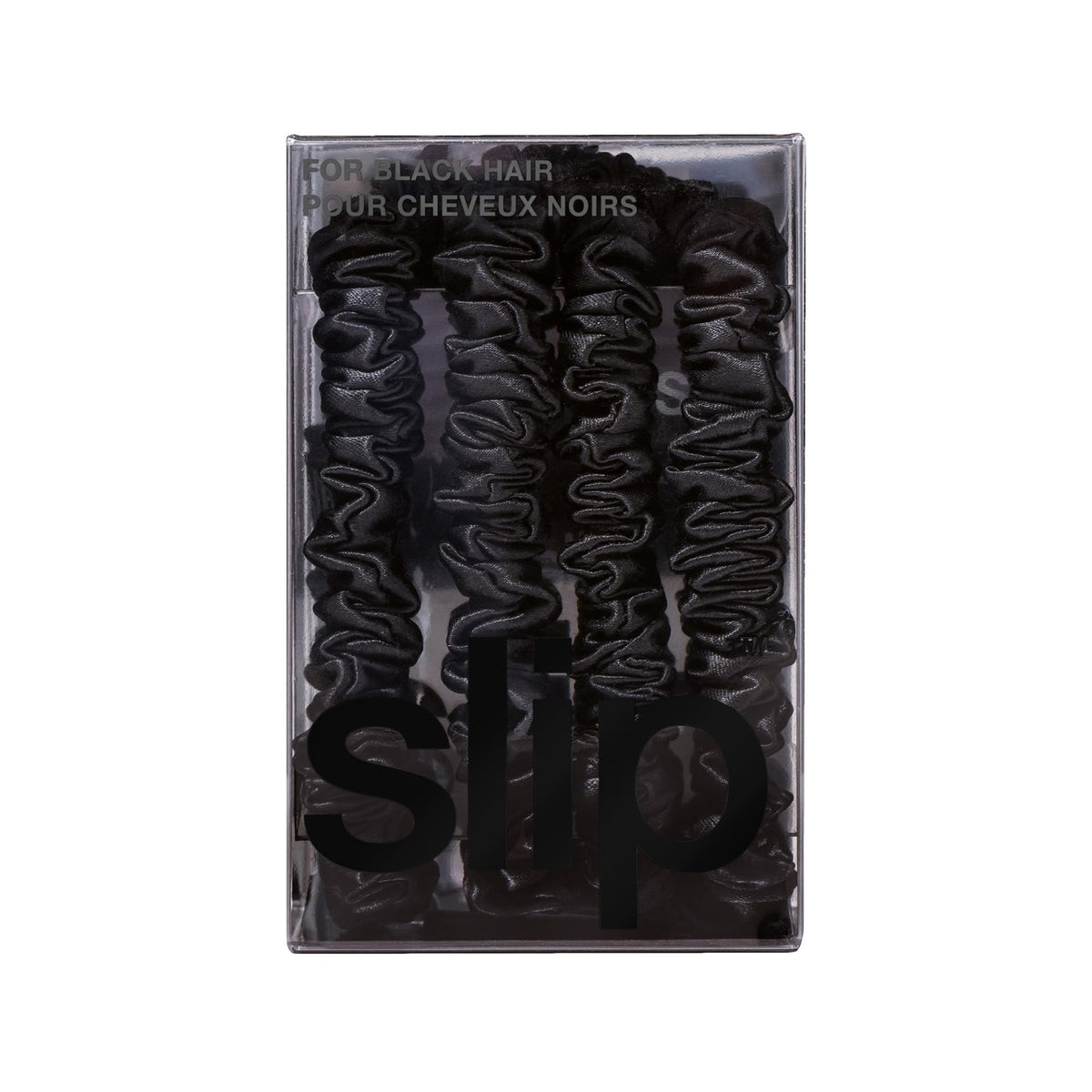 SLIP Silk Hair Ties Set of 4 with a focus on the elegant design