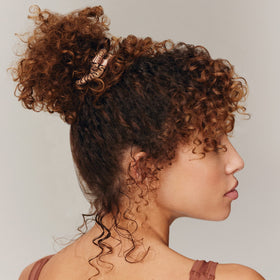 SLIP Silk Hair Ties showing smooth silk finish