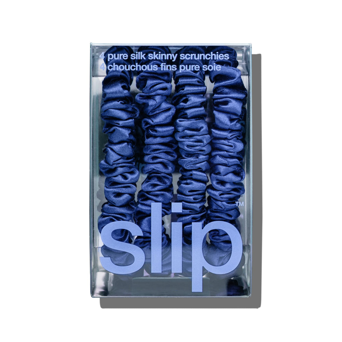 SLIP Silk Scrunchies Set of 4 with packaging