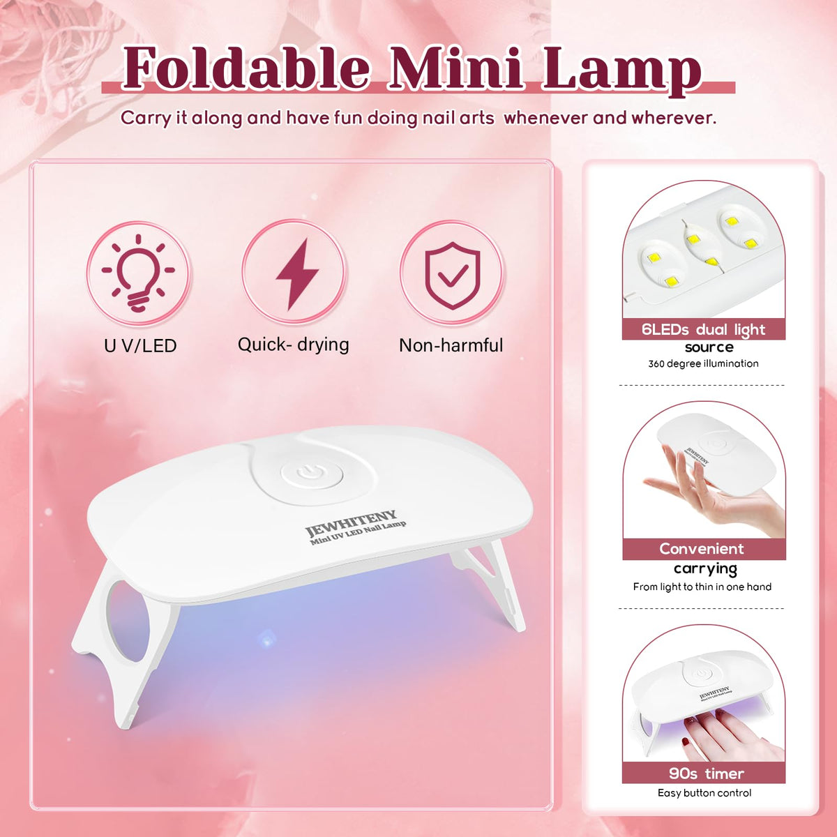 Slip solution and nail tools from the JEWHITENY kit