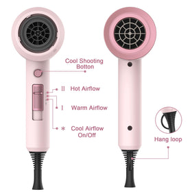 Slopehill Hair Dryer in lifestyle setting on bathroom counter