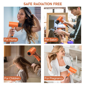 Slopehill hair dryer with accessories laid out