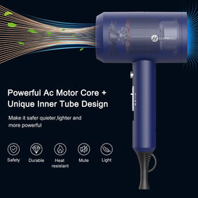 Slopehill Ionic Hair Dryer side view showing controls