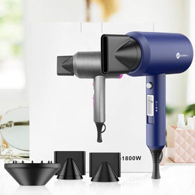 Slopehill Ionic Hair Dryer with attachments laid out
