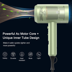 slopehill Ionic Hair Dryer with concentrator nozzle attached