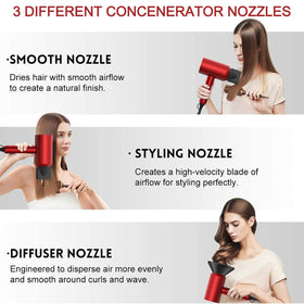 Slopehill Ionic Hair Dryer with diffuser attachment